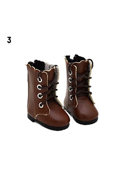 Choice Brown 4.5*2.3*5cm Doll Fashion Shoes Female Doll Boots Fit for 1/6 BJD...