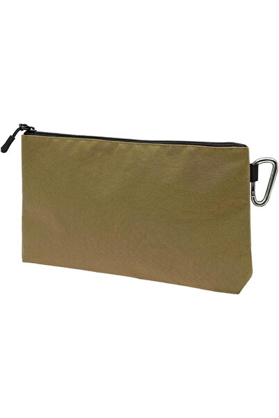 Choice khaki Tool Bag Zipper Pouch Multi-Function Bag Wear-Resistant Tool Org...