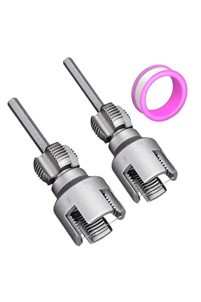 Choice Red PVC Pipe Threader Kit 1/2 3/4 Dies Cutter Electric Drill Compatibl...