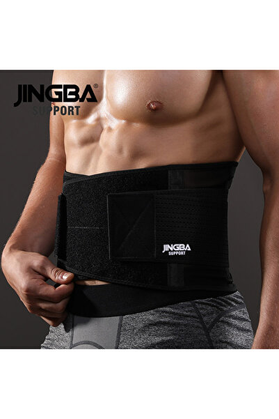 Choice L BLACK JINGBA SUPPORT Fitness Waist Back Support Belts Sweat Belt Tra...
