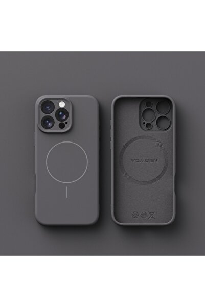 Choice For iPhone 13 Pro Max Carbon Gray Original Liquid Soft Silicone For Ma...
