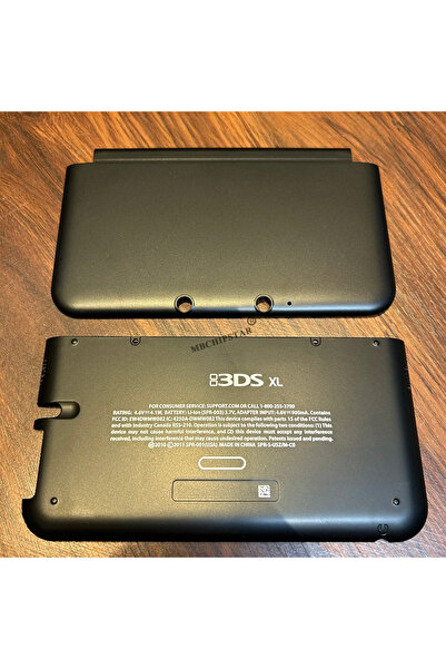 Choice5 BLACK High Quality Gaming Accessory For 3DS XL LL Top Buttom Cover Ga...