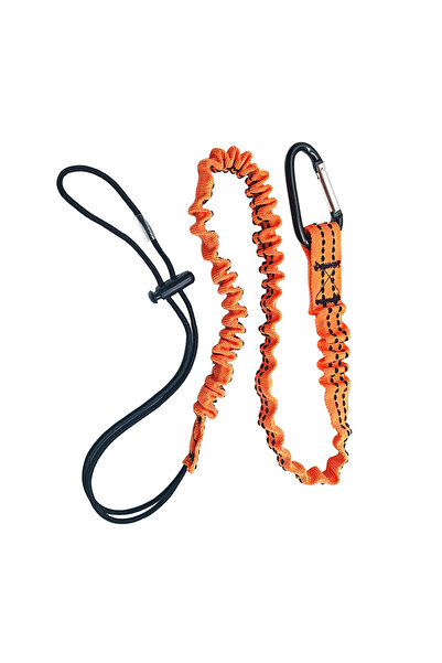 Choice orange 1/5 retractable bungee cord tool ropes with aluminum screw locks