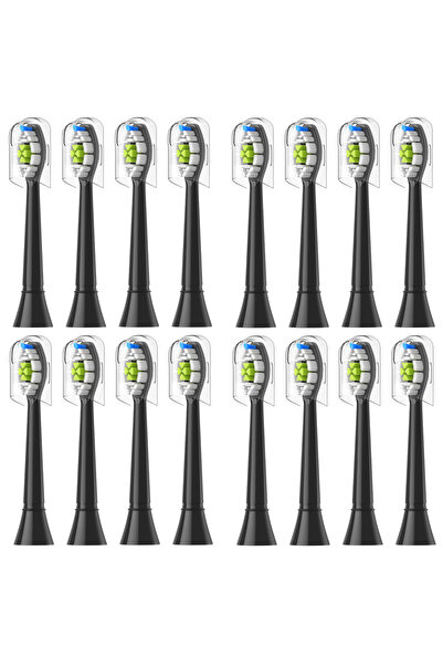 Choice9 16pcs Black Replacement Brush Heads Compatible with Philips Sonicare ...