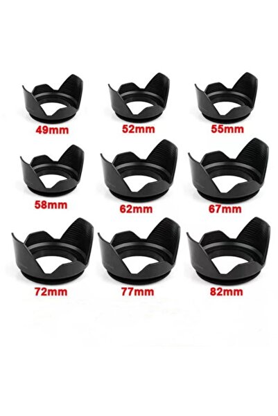 Choice 58mm Lens Hood 49mm 52mm 55mm 58mm 62mm 67mm 72mm 77mm Screwed Flower ...