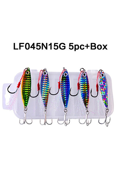 Choice 15g 5pcs 5 pencil bait metal casting fixtures 7g/10g/15g/20g/30g shore...