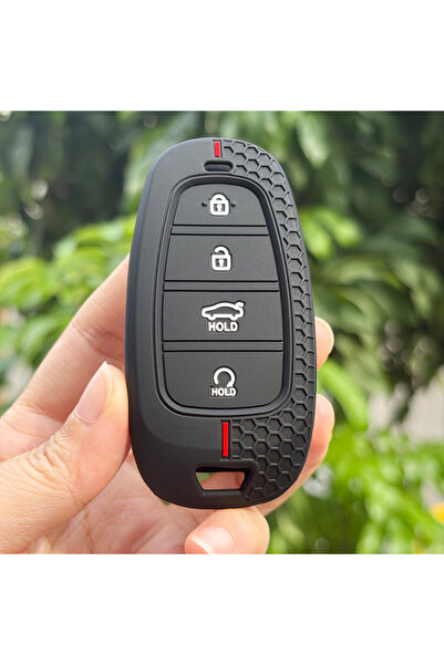 Choice 4BT redline 1PC Remote Keychain For Hyundai NEXO Tucson NX4 Sonata Dn8...