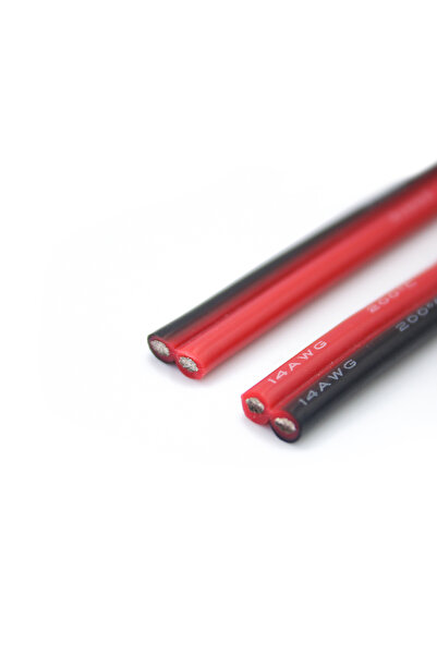 Choice29 5m 18 AWG Redblack Special soft silicone wire, red and black, 10AWG ...