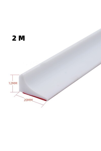 Choice white 2M New Silicone Bathroom Water Stopper Dry Wet Separation Sealin...