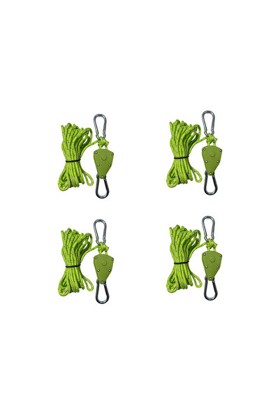 Choice 4Pcs Green 2/4/8pcs Reflective Camping Tent Rope Tie Down Fastener Fix...