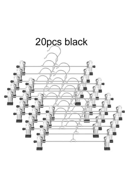 Choice3 20pcs 5~20pcs Metal Pants Racks Wind Proof Multi-purpose Skirt Racks ...