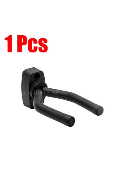 Choice5 1pc 1-10Pcs Guitar Wall Mount Hanger Black Guitar Hanger Wall Hook fo...