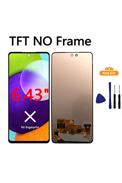 Choice TFT No Frame New AMOLED Display For A52 4G/5G LCD Display Touch Screen...