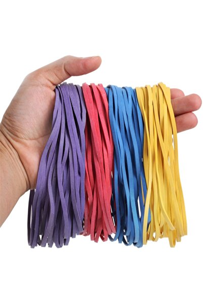 Choice6 80pcs 4 colors 80pcs Mutilcolor Bands For Office School Home Organiza...