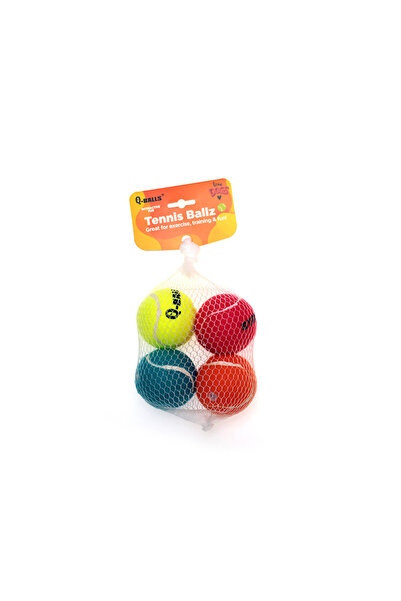 Choice Small A 4Pcs/Set Dog Toy Q-MONSTER Thick Walled Natural Squeak Chew Ba...