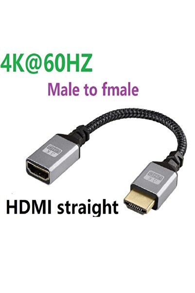 Choice 0.2m straight HDMI 4K UHD V2.0 Cable Nylon Braid HD HDMI Male Straight...