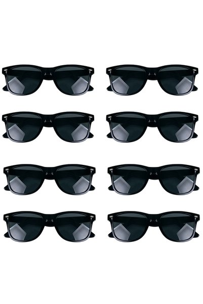 Choice 8 pairs-A 8-12pairs Black Square Frame Sunglasses for Women Men Bride ...