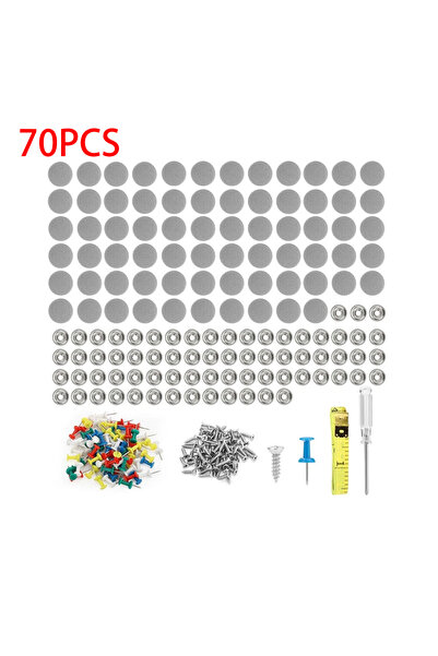 Choice 70pcs Car Roof Lining Liner Repair Kit Fix Sagging Headliner Pins Buck...