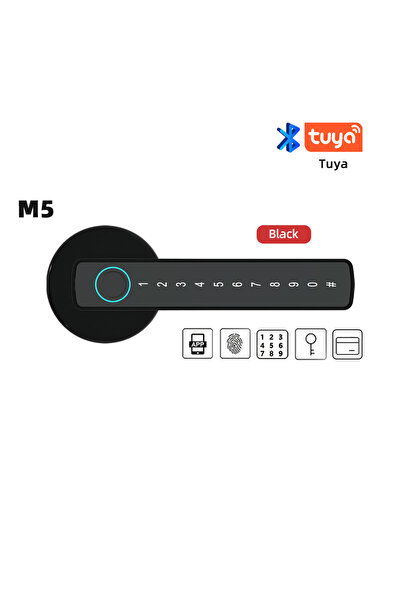 choice2 RAYKUBE M5 Black RAYKUBE M5 Tuya BLE Fingerprint Door Lock Digital El...