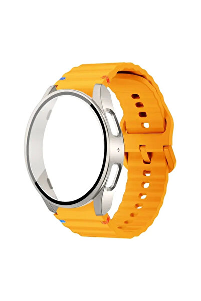 Choice20 Galaxy Watch 6 40mm 2pack Yellow- Starli Case+Strap for Watch 7 6 5 ...
