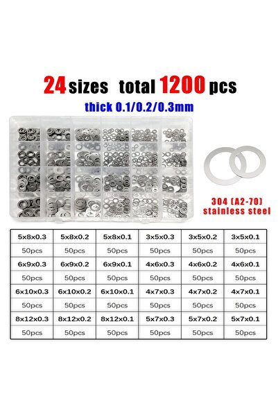 Choice9 1200pcs 0.10.20.3mm 1 Box 0.1mm 0.2mm 0.3mm Thick Ultra Thin Flat Was...