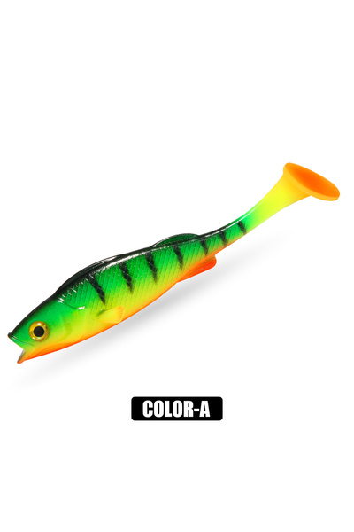 Choice 7cm 5pcs per Pack Color-A Spinpoler Vigour Perch Shad Soft Swimbait Fi...