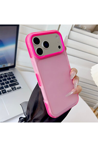 Choice8 iPhone17 Pro Max Rose Red Luxury Matte Translucent Phone Case for iPh...