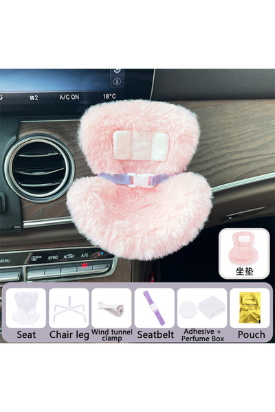Choice A1 15-17cm Car Doll Seat For Labubu Doll Safety Seat Cute Doll Air Out...