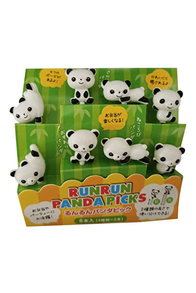 Choice 1set8pcs 8pcs/set Mini Cartoon Panda Fruit Fork Kids Snack Dessert Pic...