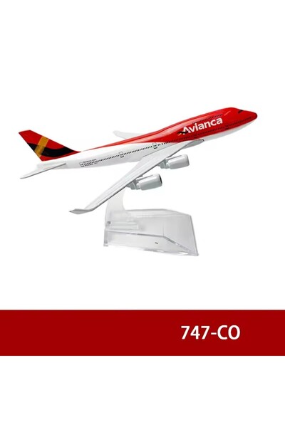 Choice16 747-CO 16CM Diecast Alloy 737 747 757 777 787 Airplane Model Toy Pla...