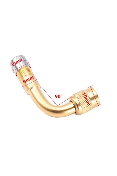 Choice13 1pcs Gold-90 45 90 135 For Motorcycle Truck Car Moto Bike Degree Ang...