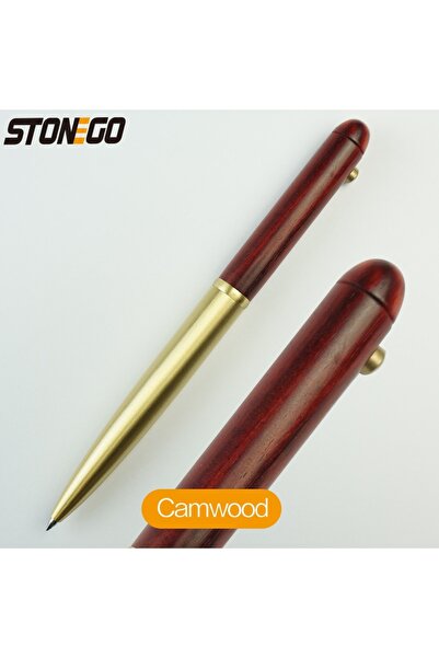 Choice Camwood Wooden Retractable Roller Ball Pens Smooth Writing Signature E...