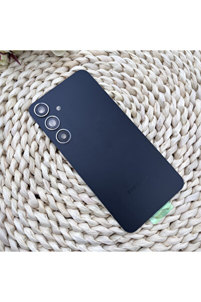 Samsung غطاء زجاجي أسود لبطارية S24 Plus، غطاء خلفي لهاتف S24/S24 Plus/S24+