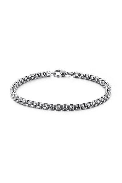 Choice4 4mm Minimalist 3/4/5/6/7mm Cuba Chain Bracelet Homme 100% Stainless S...