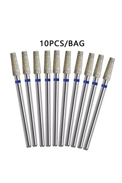 Choice1 M 10pcs 10Pcs/set Diamond Nail Drill Bit Set Nail Diamond Milling Cut...