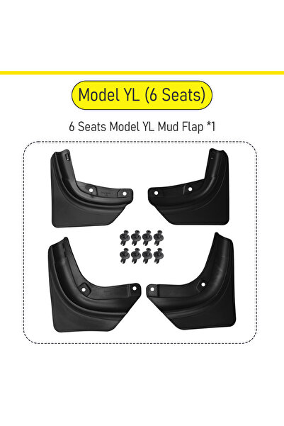 Choice5 YL (6 Seats) Upgraded Mud Flaps for Tesla Model Y Juniper Model 3 YL ...
