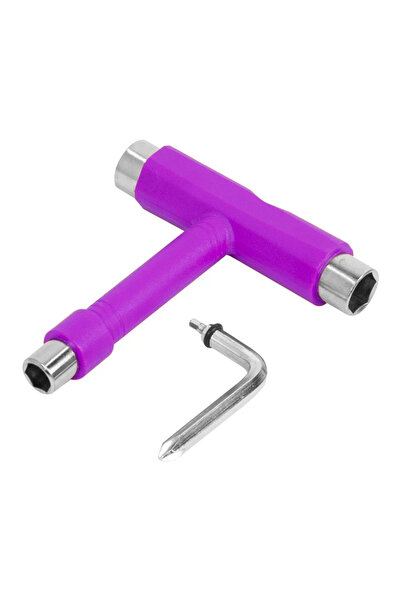 Choice PURPLE T Shape Skateboard Tools Wrench Skateboard Professional T Type ...
