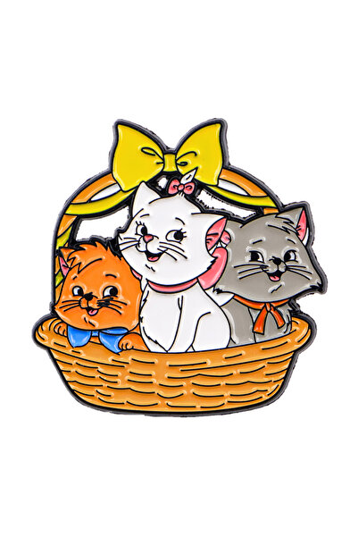 Choice5 20 Cute Cat Enamel Pin Cartoon Villain Brooch For Coat Women's Brooch...