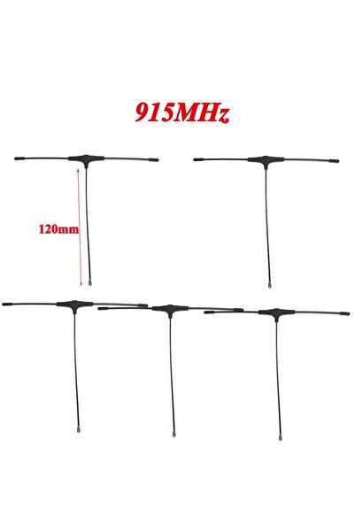 Choice 5PCS 915MHz 120mm 915MHz 2.4G T-type ELRS Antenna 78/120/220mm IPEX 1 ...