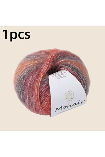 Choice 04-1pcs Gradient Mohair Soft Cotton Yarn DIY Crochet Hand Knitting Yar...