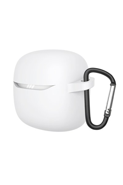 Choice White Earphone Case for JBL Tune Flex 2 Silicone Protective Cover with...