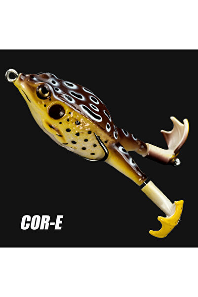 Choice packed with opp 281E 1pcTop Water Bass Fishing Lures Soft Frog Double ...