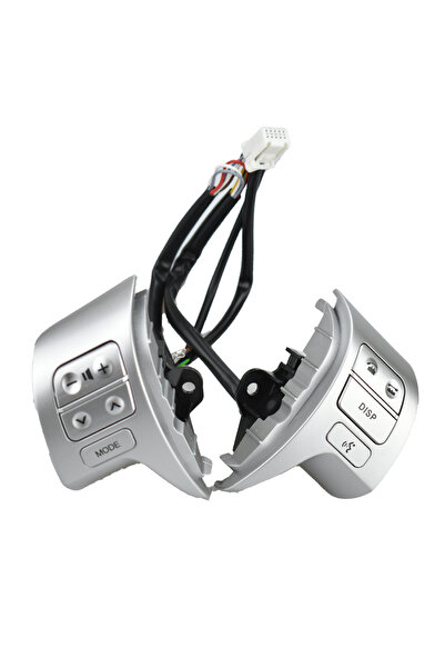 Choice Sliver New Steering Wheel Control Button Switch For Toyota Corolla ZRE...