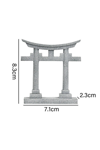 Choice1 7.1x2.3x8.3cm Japan Torii Gate Shrine Model Figurine Landscape Orname...