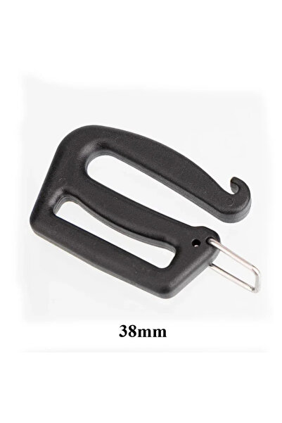 Choice1 38mm 3pcs G hook Black Metal Adjuster Slide Buckle Dog Collar Hardwar...