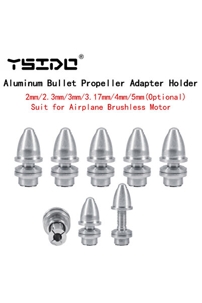 Choice 5pcs 3.17mm 5Pcs 2mm 2.3mm 3mm 3.17mm 4mm 5mm RC Aluminum Bullet Prope...