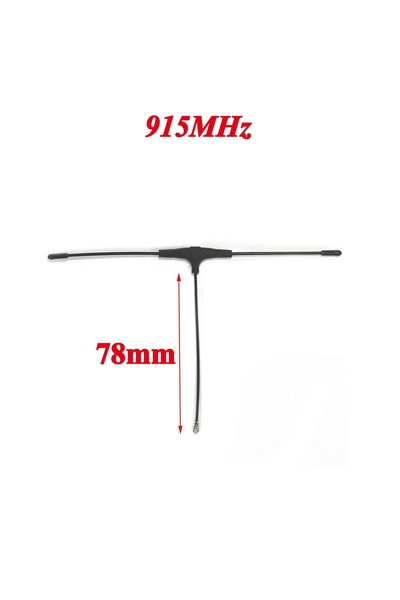 Choice 1PCS 915MHz 78mm 915MHz 2.4G T-type ELRS Antenna 78/120/220mm IPEX 1 I...