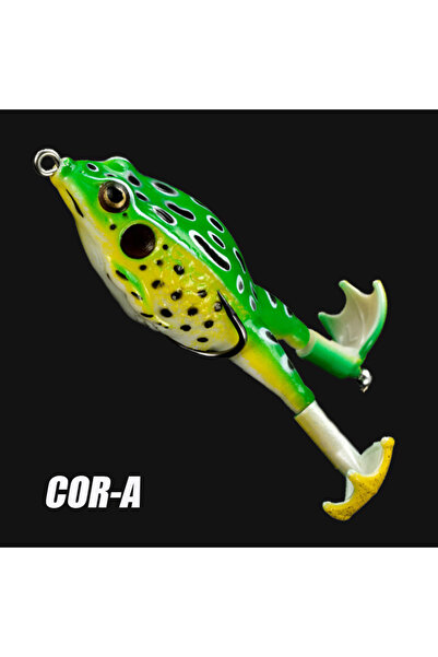 Choice packed with opp 281A 1pcTop Water Bass Fishing Lures Soft Frog Double ...