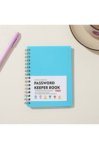 Choice3 Blue A6 Password Keeper Book Internet Login Notebook with Alphabetica...