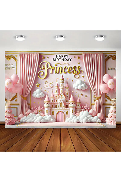 Choice3 180x230cm MULTI One piece of princess-themed birthday party backgroun...
